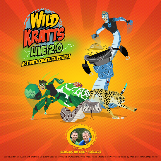 More Info for Wild Kratts LIVE 2.0 – Activate Creature Power!